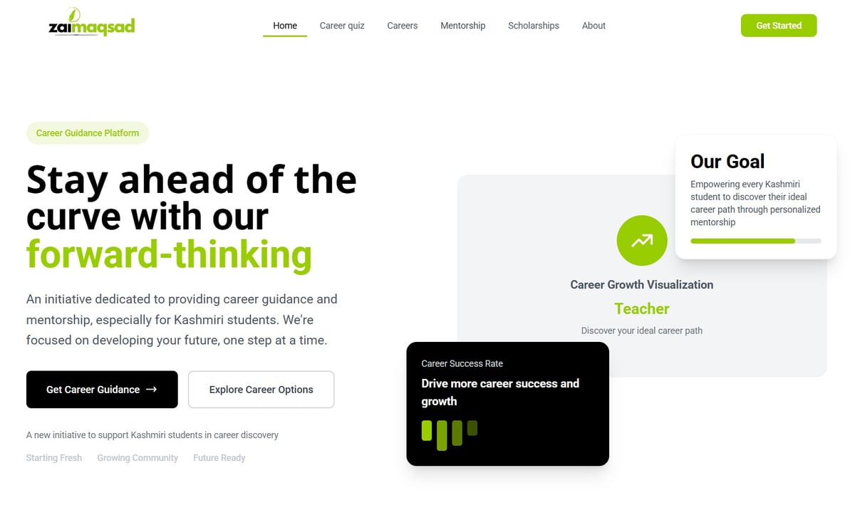 Zaimaqsad - Student Guidance Platform